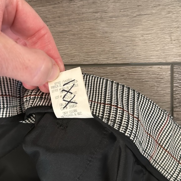 Theory treeca dress pants size 10 Brant check - Picture 4 of 5